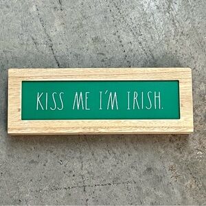 Rae Dunn KISS ME I’M IRISH Sign ☘️